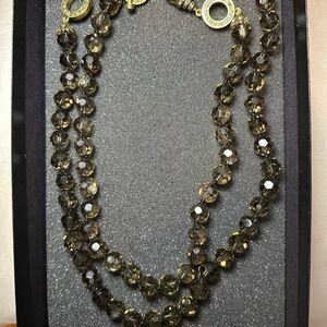 Heidi DAUS Smoky Quartz necklaces